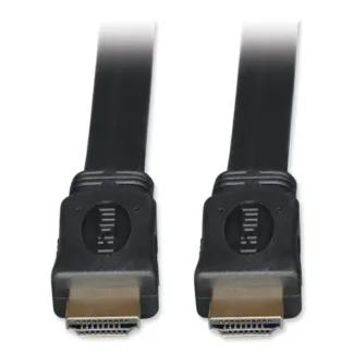 Tripp Lite by Eaton High Speed HDMI Flat Cable, Ultra HD 4K, Digital Video with Audio (M/M), 6 ft, Black