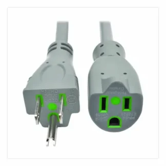 Tripp Lite by Eaton Hospital-Grade Extension Cord, 15 ft, 15 A, Gray