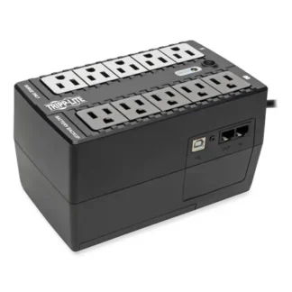 Tripp Lite by Eaton Internet Office Ultra-Compact Desktop Standby UPS, 10 Outlets, 550 VA, 420 J
