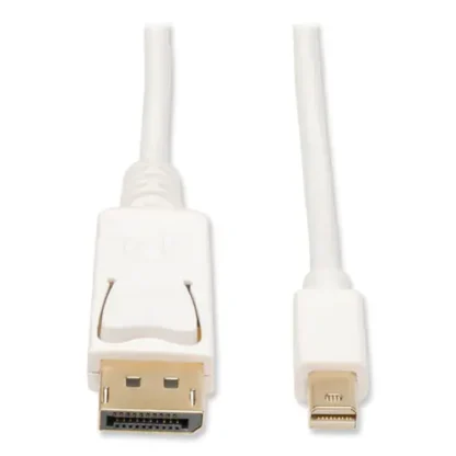 Tripp Lite by Eaton Mini DisplayPort to DisplayPort 4K Adapter, 10 ft, White