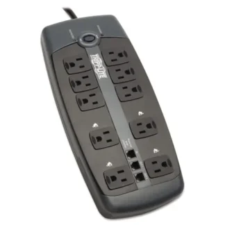 Tripp Lite by Eaton Protect It! Surge Protector, 10 AC Outlets, 8 ft Cord, 2,395 J, Black