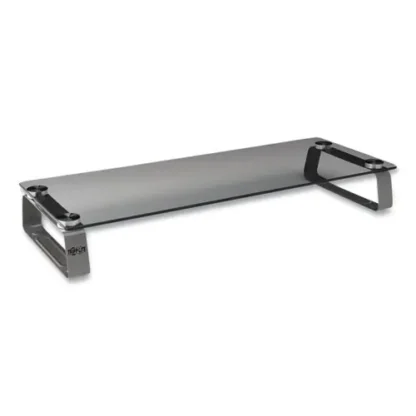 Tripp Lite by Eaton Universal Glass-Top Monitor Riser, Clear, 22" x 8" x 3"