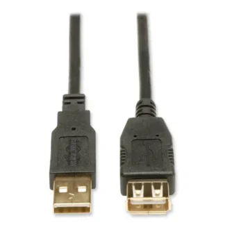 Tripp Lite by Eaton USB 2.0 A Extension Cable, 10 ft, Black
