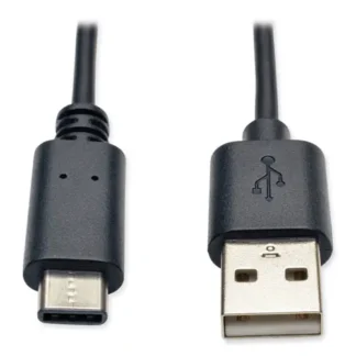 Tripp Lite by Eaton USB 2.0 Cable, USB Type-A to USB Type-C (USB-C), 6 ft, Black