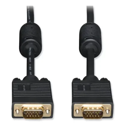 Tripp Lite by Eaton VGA Coaxial High-Resolution Monitor Cable with RGB Coaxial, 50 ft, Black