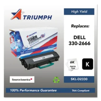 Triumph™ 751000NSH1085 Remanufactured 330-2666 High-Yield Toner Cartridge, Black, 6,000 Page Yield