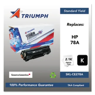 Triumph™ 751000NSH1099 Remanufactured CE278A (78A) Toner Cartridge, Black, 2,100 Page-Yield