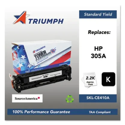 Triumph™ 751000NSH1283 Remanufactured CE410A (305A) Toner, Black, 2,200 Page Yield