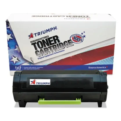 Triumph™ Remanufactured 50F0UA0 High-Yield Toner Cartridge, Black, 25,000 Page Yield