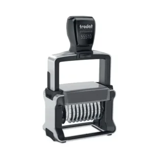 Trodat® Professional Self-Inking Numberer, Ten Bands/Digits, Type Size: 2, Black