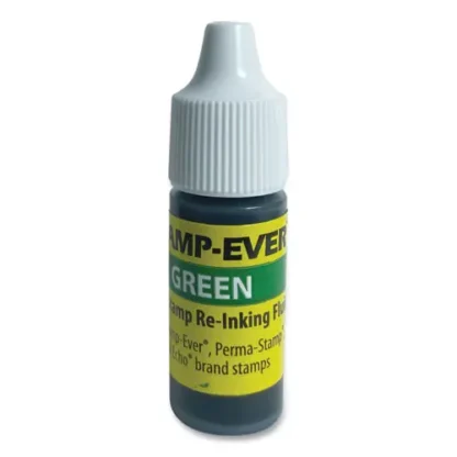 Trodat® Refill Ink for Clik! and Universal Stamps, Green, 7 mL Bottle