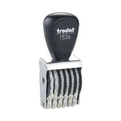 Trodat® Rubber Numberer, Conventional, Type Size 2, Eight Bands