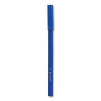TRU RED™ Ballpoint Pen, Stick, Medium 1 mm, Blue Ink, Blue Barrel, Dozen