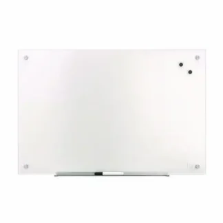 TRU RED™ Magnetic Tempered Glass Dry Erase Board