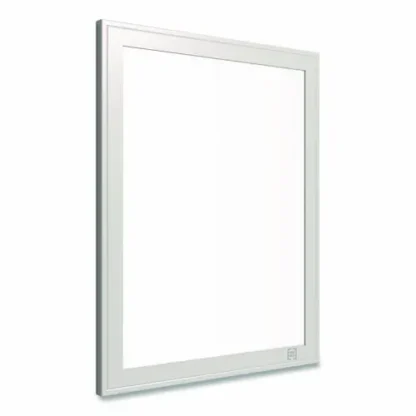 TRU RED™ Mini Melamine Dry Erase Board, 8.5" x 11", White Surface, Aluminum Frame
