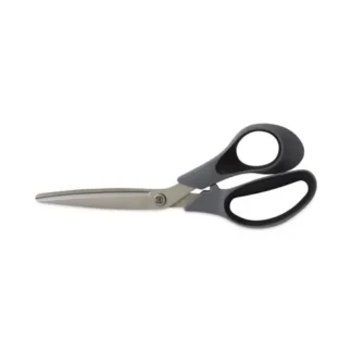 TRU RED™ Non-Stick Titanium-Coated Scissors, 8" with Offset Gray/Black Handle