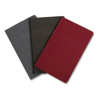 TRU RED™ Pocket Journal, 1-Subject, Dotted Rule, Assorted Cover Colors, 3/Pack