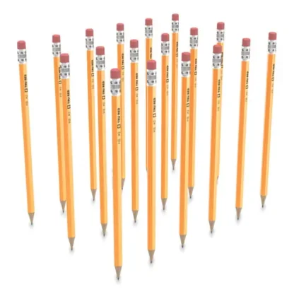 TRU RED™ Pre-Sharpened Wooden Pencils, HB (#2), Black Lead, Yellow Barrel, 24/Pack