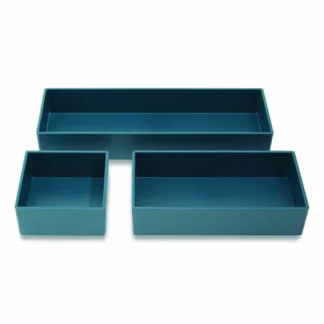 TRU RED™ Three-Piece Plastic Drawer Organizer