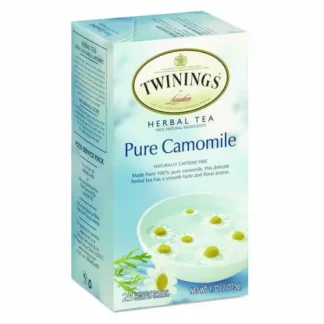 TWININGS® Tea Bags, Pure Camomile, 25/Box