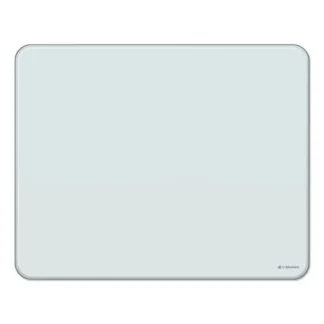 U Brands Cubicle Glass Dry Erase Board, 20" x 16", White Surface