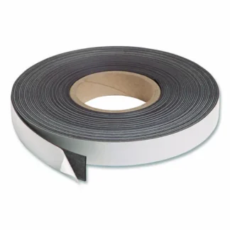 U Brands Magnetic Adhesive Tape Roll, 1" x 50 ft, Black