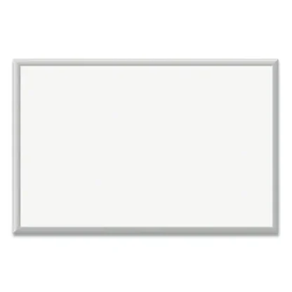 U Brands Magnetic Dry Erase Board with Aluminum Frame, 36" x 24", White Surface, Satin Aluminum Frame