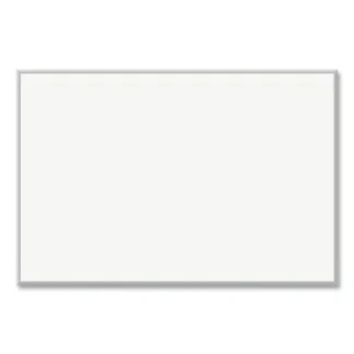 U Brands Magnetic Dry Erase Board with Aluminum Frame, 72" x 48", White Surface, Satin Aluminum Frame