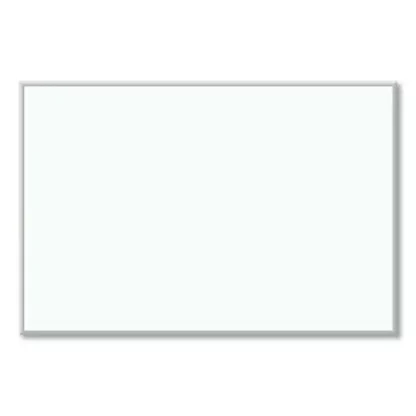 U Brands Melamine Dry Erase Board, 72" x 48", White Surface, Satin Aluminum Frame