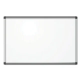U Brands PINIT Magnetic Dry Erase Board, White Surface, Satin Aluminum Frame, 36" x 24"