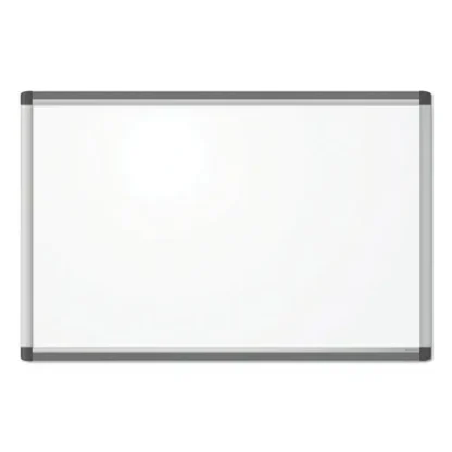 U Brands PINIT Magnetic Dry Erase Board, White Surface, Satin Aluminum Frame, 36" x 24"
