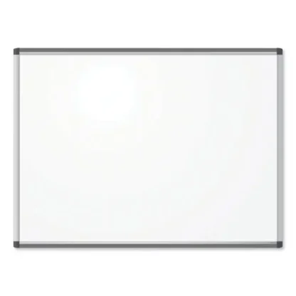 U Brands PINIT Magnetic Dry Erase Board, White Surface, Satin Aluminum Frame, 48" x 36" (Actual Size: 47" x 35")