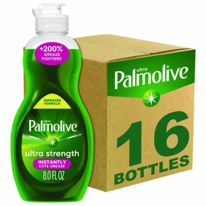 Ultra Palmolive® Dishwashing Liquid, Fresh Scent, 8 oz Bottle - 16 Bottles/Carton