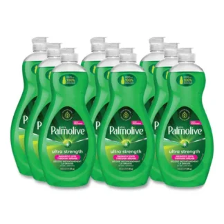 Ultra Palmolive® Dishwashing Liquid, Ultra Strength, Original Scent, 20 oz Bottle, 9/Ctn