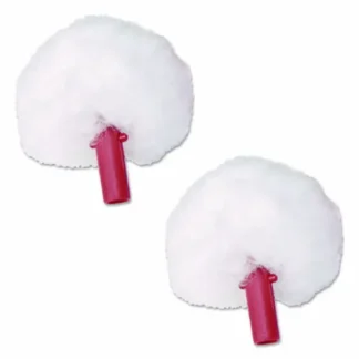 Unger® ErgoToilet Bowl Brush Replacement Swab Head, White, 2/Pack