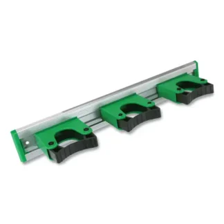 Unger® Hang Up Cleaning Holder, Silver/Green