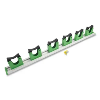 Unger® Hang Up Cleaning Tool Holder, Silver/Green