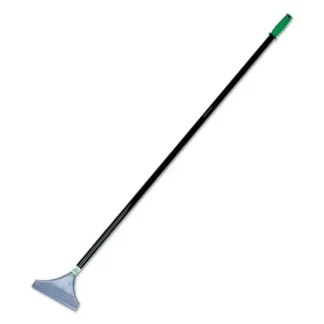 Unger® Heavy-Duty Floor Scraper, 8" Blade, 5 ft Handle, Zinc Alloy Head