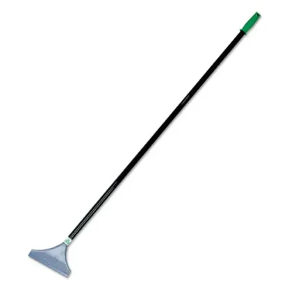 Unger® Heavy-Duty Floor Scraper, 8" Blade, 5 ft Handle, Zinc Alloy Head