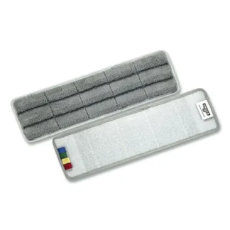 Unger® OmniClean Microfiber Pads, 16", Gray, 5/Pack