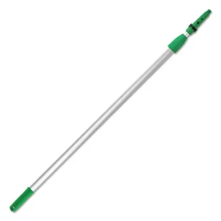 Unger® Opti-Loc Extension Pole, 13 ft, Two Sections, Green/Silver