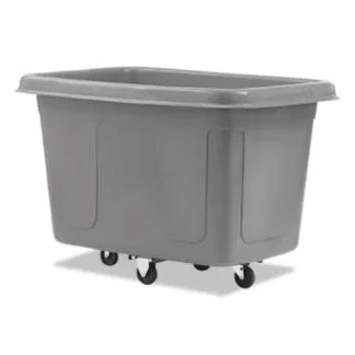 Unisan Cube Truck, 12 cu ft, Gray, 250-lb Capacity