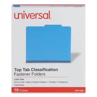 Universal® Bright Colored Pressboard Classification Folders