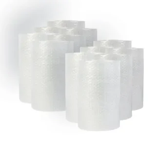 Universal® Bubble Packaging, 0.19" Thick, 12" x 30 ft, Perforated Every 12", Clear, 12/Carton