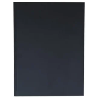 Universal® Casebound Hardcover Notebook, 1-Subject, Wide/Legal Rule, Black Cover, 150 Sheets, 10.25" x 7.63"