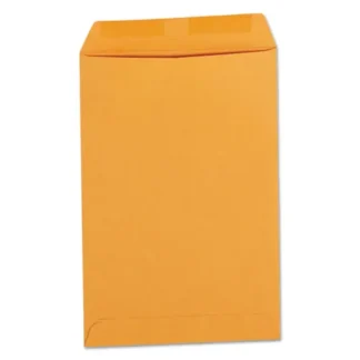 Universal® Catalog Envelope, 24 lb Bond Weight Kraft, #1, Square Flap, Gummed Closure, 6 x 9, Brown Kraft, 500/Box