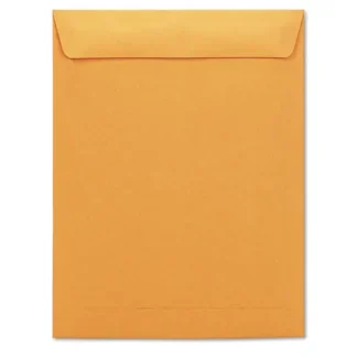 Universal® Catalog Envelope, #13 1/2, Square Flap, Gummed Closure, 10 x 13, Brown Kraft, 250/Box