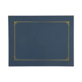 Universal® Certificate/Document Cover, Navy, 6/Pack