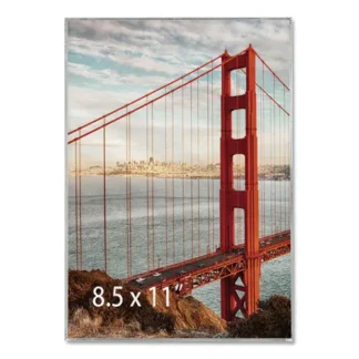 Universal® Clear Box Frame, Plastic, 8.5 x 11 Insert, Clear