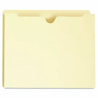 Universal® Deluxe Manila File Jackets with Reinforced Tabs
